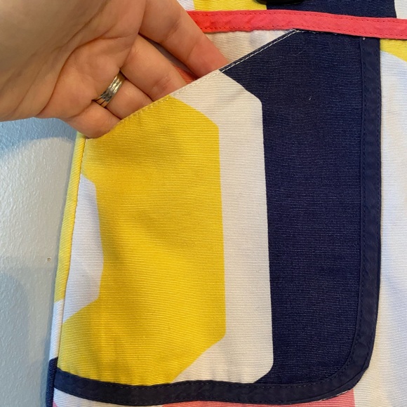 Boden Brightly Colored Geo Print Pencil Skirt - Picture 7 of 8